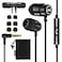 UliX Rider Wired Earbuds inEar Headphones Earphones with Microphone with AntiTangle Cable Ear Buds for iPhone iPad Samsung School Students Kids Women Small Ears