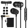 UliX Rider Wired Earbuds inEar Headphones Earphones with Microphone with AntiTangle Cable Ear Buds for iPhone iPad Samsung School Students Kids Women Small Ears