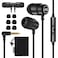 UliX Rider Wired Earbuds inEar Headphones Earphones with Microphone with AntiTangle Cable Ear Buds for iPhone iPad Samsung School Students Kids Women Small Ears