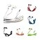 TFD Supplies Wholesale Bulk Earbuds with Microphone Headphones 50 Pack for iPhone Android MP3 Player Mixed Colors