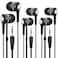 Yoley Bulk Earbuds Headphones 50 Pack for School Classroom Kids Wholesale Durable Wired Earphones Class Set to Students Teens and Adult Black