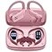 bmani Ear Buds Wireless Earbuds Bluetooth Headphones with 80H Playtime LED Display Case OverEar Hook with Mic Stereo Sound Easy Button Controls Sports Earphones for Running Workout Gym Pink