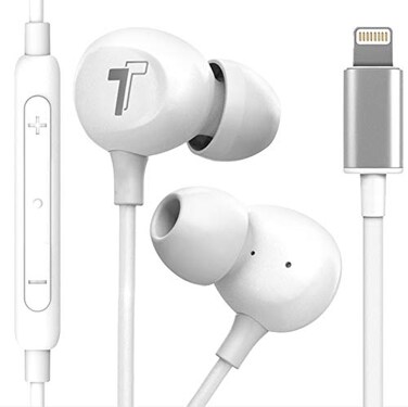 Thore Earbuds for iPhone 121314 Earphones V60 Wired inEar Earbuds Apple MFi Lightning Headphones with Mic for iPhone 78 Plus X Xs XR 11 SE 12 1314 Pro Max White