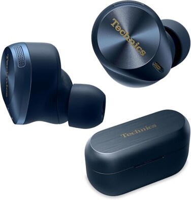 Technics EAHAZ80A Premium HiFi True Wireless Bluetooth Earbuds with Advanced Noise Cancelling Midnight Blue