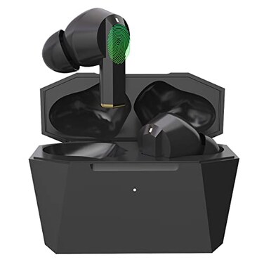 Konnek Stein Wireless Earbuds Bluetooth 50 Headphone TypeC Charging Case 320mAh Touch Control Builtin Mic Active Noise Cancelling True Wireless Earbud Black