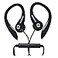 Magnavox MHP4854BK Earhook Earbuds with Microphone in Black Available in Black White Extra Value Comfort Stereo Durable Rubberized Cable