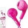JVC HAF160P Gumy Ear Bud Headphone Pink
