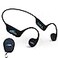 H2O Audio TRI 2 Multisport Waterproof Bone Conduction Open Ear Headphones Bluetooth 53 for Running and Cycling MP3 Mode for Swimming 8GB Memory 85Hour Battery Black