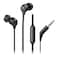 Motorola Sound Motorola Earbuds 3S Wired Earbuds with Microphone Corded inEar Headphones Comfortable Lightweight Silicone Ear Buds NonTangle Flat Cable 94mm Drivers Clear Bass Sound Black