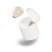 SQRMINI Mini Bluetooth Earpiece Wireless Single Bluetooth Earbuds with Charging Case 6 Hrs Playtime Headset HandsFree with Microphone for iOS Android Smart Phones Voice Calls PC SingleBeige