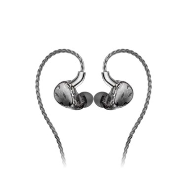 FiiO FA19 10 Balanced Armature in Ear Monitors Audiophile Earphones with Detachable Pure Silver MMCX Headphone Cable