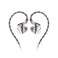 FiiO FD15 138mm Magnalium DLC HiFi Dynamic Driver inEar Earphone with Stainless Steel Shell Detachable MMCX Cable Silver
