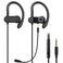 C G CHANGEEK Wired 35mm inear Earbuds Headphones with Wraparound Hooks Gaming Headset Boom Mic for Mobile PC Xbox Series X S Xbox One PS5 PS4 PlayStation Switch Lightweight Secure Fit