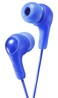 JVC Gumy in Ear Earbud Headphones Powerful Sound Comfortable and Secure Fit Silicone Ear Pieces SML HAFX7A Blue One Size 1 Count Pack of 1