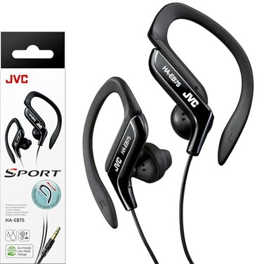 JVC HAEB75B Sports Clip Headphone Black