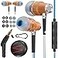 Symphonized Wired Earbuds with Microphone Noise Isolation Ear Buds with Mic in Ear Headphones Wire for Computer Phone Earphones 35 mm Jack
