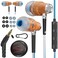 Symphonized Wired Earbuds with Microphone Noise Isolation Ear Buds with Mic in Ear Headphones Wire for Computer Phone Earphones 35 mm Jack