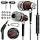 Symphonized Wired Earbuds with Microphone Noise Isolation Ear Buds with Mic in Ear Headphones Wire for Computer Phone Earphones 35 mm Jack