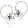 erjigo Wired inEar Earbuds Headphones CCA CRA Dynamic CrystalClear Sound Ergonomic ComfortFit 10mm Dynamic Driver Noise Isolating Bass Driven Sound Without mic White