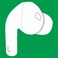 Meenova OEM Single Left Earbuds Replacement for Pod Pro 2nd Generation A3047 A3048 A3049 USBC Genuine Left Ear Side Only Compatible with Original Air Pro 2 A2968 Charging Case