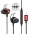 ADPROTECH Lightning Headphones Earphones Magnetic Earbuds inEar MFi with Microphone Controller for Sports Workout Compatible with iPhone 14131211Pro MaxXrXs MaxX BlackRed