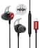 ADPROTECH Lightning Headphones Earphones Magnetic Earbuds inEar MFi with Microphone Controller for Sports Workout Compatible with iPhone 14131211Pro MaxXrXs MaxX BlackRed