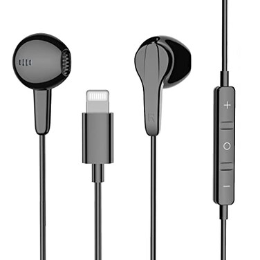 Maxder Earphones with Lightning Connector MFi Wired Earphones with Microphone and Volume Control Compatible with iPhone 131211 Pro MaxXs MaxXRX78 Plus