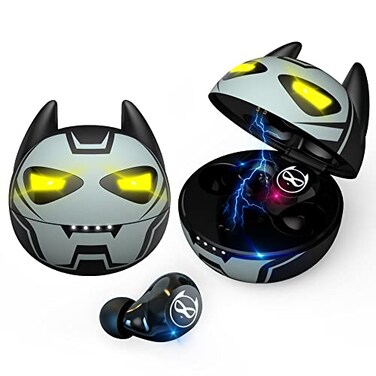 Togetface Earbuds for Kids Penguins Headphones Bluetooth with Mic 85dB Volume Limited 36Hrs Playtime Gilrs Boys Earbuds for Small EarsTouch Control Waterproof earbuds Wireless for SchoolTablet