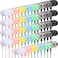 Macarrie 20 Pack Earbuds Bulk 35 mm inEar Earphones Wired Earphones Without Mic Headphones for Adults GiftsMulticolor