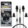 Plugfones Guardian Plus inEar Earplug Earbud Hybrid Noise Reduction inEar Headphones with Noise Isolating Mic and Controls Black