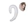 Sunffice Ear Hook BT Wireless HeadphoneNon Ear Plug Headset with MicrophoneSingle Ear Noise Cancelling Earphones Painless Wearing for Android SmartphonesiPhone14 13 12 11 X 8Silver
