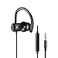C G CHANGEEK Single Earbud One Ear Sport Earphone with Hook Mono Headphone with Mic and inline Control for Safe Driving Biking Running Gaming and Working for Right Ear Wearing Only CGS09