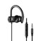 C G CHANGEEK Single Earbud One Ear Sport Earphone with Hook Mono Headphone with Mic and inline Control for Safe Driving Biking Running Gaming and Working for Right Ear Wearing Only CGS09