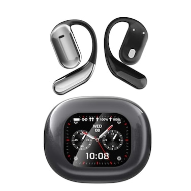 JUNJIEUNVO Q16PRO AI Wireless Translation Earbuds with 70 Hour Bluetooth 54 Sports Earbuds Wireless Smart Touch Screen Ear Cup with Ear Hooks IPX5 Waterproof for Business and Travel