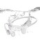 mojawa Run Plus Bone Conduction Headphones OpenEar Bluetooth Headphones 32GB MP3 Player IP68 Waterproof Swimming Earbuds Deep Bass Secure Fit for Running Gym and Daily Use Grey
