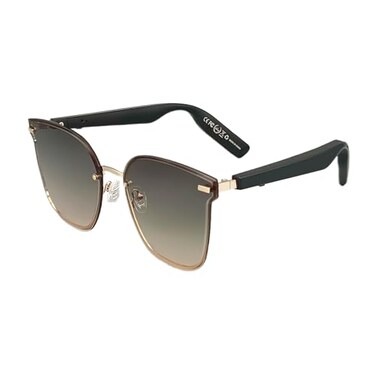 RERBO Bluetooth Smart Audio Sunglasses Smart Wireless Bluetooth Glasses for Men Women Outdoor UV Protection and Voice Control Green