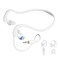 Underwater Audio HydroActive Premium ShortCord Waterproof Headphones Wired 35 mm Jack with 11 Earbuds in 4 Styles Separate Music Player Purchase Required