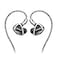 FiiO FH19 HiFi IEM Earphone 2 Dynamic 6 BA Hybrid Driver IEM Detachable MMCX Headphone Cable for Musician Audiophile