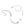 Manybuy One Ear Headphone with Mic Single in Ear Earbud Wired 35mm with Volume Control FBI Agent Bodyguards Hollow Air Tube Mono Earphone