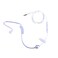 Manybuy One Ear Headphone with Mic Single in Ear Earbud Wired 35mm with Volume Control FBI Agent Bodyguards Hollow Air Tube Mono Earphone