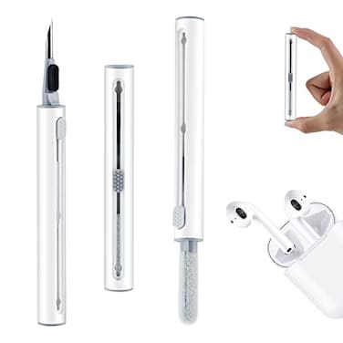 Nertpow Airpod Cleaner Kit Ear Wax Removal Tool for Airpods Pro 1 2 3 MultiFunction Cleaning Pen with Soft Brush for Earbuds Case iPhone Charger Port Bluetooth Headset