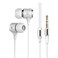 100SEASHELL Long Cord Wired Earbuds no Microphone Headphones Watching tv with Extra Noise isolating Blocking bass Ear Buds Without mic Corded Length Earphones