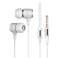 100SEASHELL Long Cord Wired Earbuds no Microphone Headphones Watching tv with Extra Noise isolating Blocking bass Ear Buds Without mic Corded Length Earphones