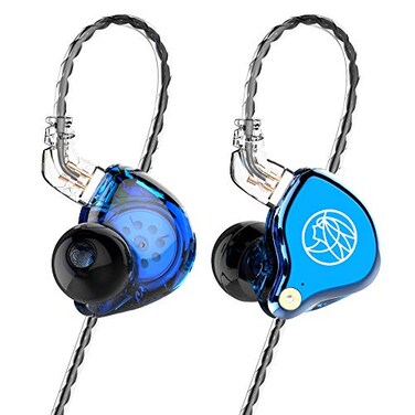THE FRAGRANT ZITHER in Ear Headphone TFZ T2 Galaxy Stereo Gaming Earphone inEar Monitors 35mm Bass Music HiFi Earbuds IEM Compatible for iPhone and Android and PC