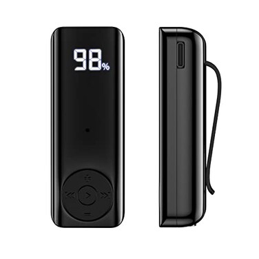 Cuzabe Bluetooth 52 Adaptor for Wireless Headphones 60H Battery Life Bluetooth Receiver with LED Digital Display Noise Cancelling Mic Wireless Audio Receiver for Speakers CarHome Stereo