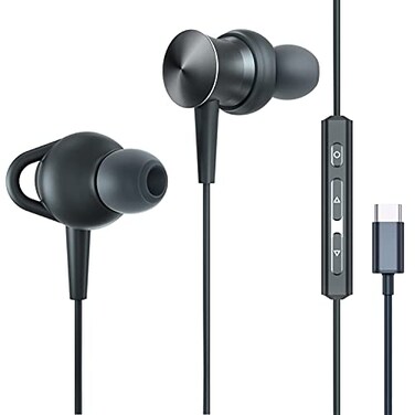 Ecoker USB C Headphones Type C Earphone with Microphone for iPhone 171615 ProMax Samsung Galaxy Fold 76 Flip 765 S26S25S24 Google Pixel 109876 ProXL iPad Pro