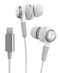 Thore iPhone Earphones Apple MFi V120 in Ear Wired Lightning Earbuds SweatWater Resistant Headphones with MicVolume Remote for iPhone 121314 Pro Max White