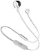 Harman JBL Tune 205BT Wireless inEar Headphones with ThreeButton Remote and Mic Silver