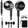 LUDOS SPECTA Wired Earbuds inEar Headphones Earphones with Microphone for Clear Calls Noise Isolating for iPhone iPad Samsung Laptop School Students Kids Women Small Ears