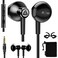LUDOS SPECTA Wired Earbuds inEar Headphones Earphones with Microphone for Clear Calls Noise Isolating for iPhone iPad Samsung Laptop School Students Kids Women Small Ears
